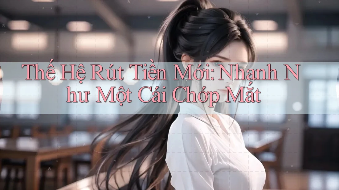 Thế Hệ Rút Tiền Mới: Nhanh Như Một Cái Chớp Mắt Thế Hệ Rút Tiền Mới: Nhanh Như Một Cái Chớp Mắt