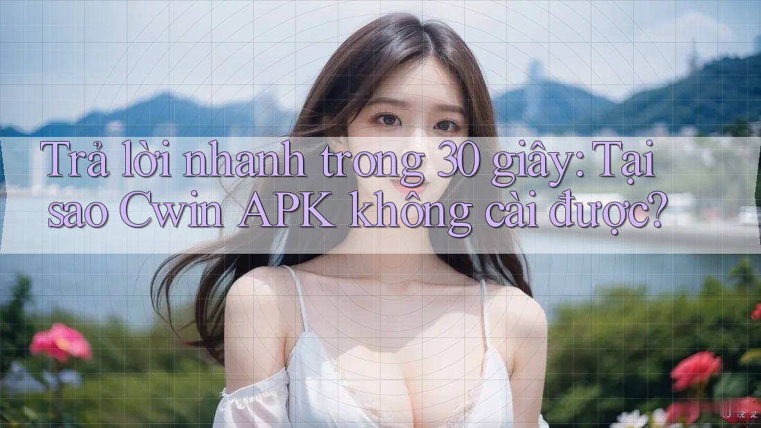 Trả lời nhanh trong 30 giây: Tại sao Cwin APK không cài được?