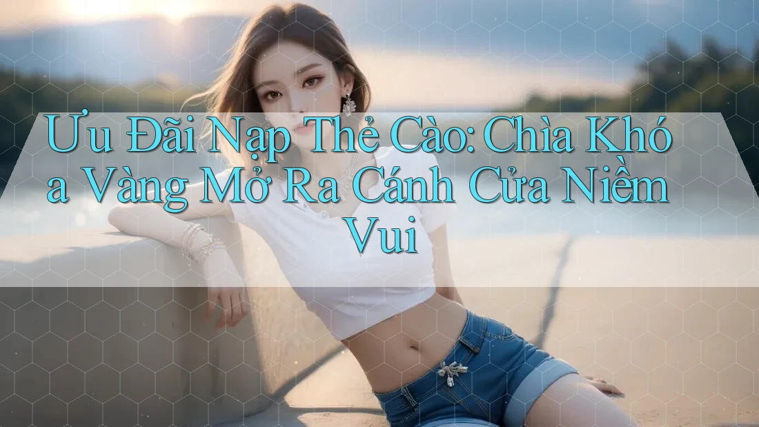 Ưu Đãi Nạp Thẻ Cào: Chìa Khóa Vàng Mở Ra Cánh Cửa Niềm Vui Ưu Đãi Nạp Thẻ Cào: Chìa Khóa Vàng Mở Ra Cánh Cửa Niềm Vui