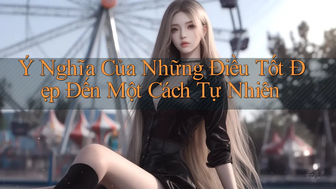 Ý Nghĩa Của Những Điều Tốt Đẹp Đến Một Cách Tự Nhiên