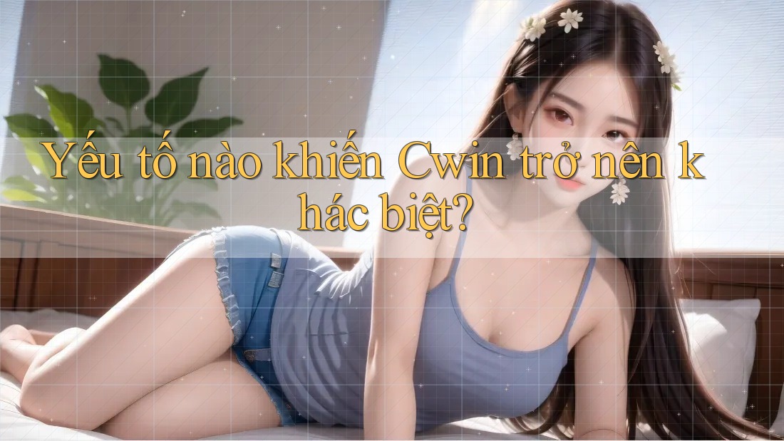 Yếu tố nào khiến Cwin trở nên khác biệt?